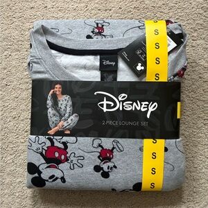 NEW Disney Mickey Mouse Midweight 2 Piece Lounge Pajama Set Size Small